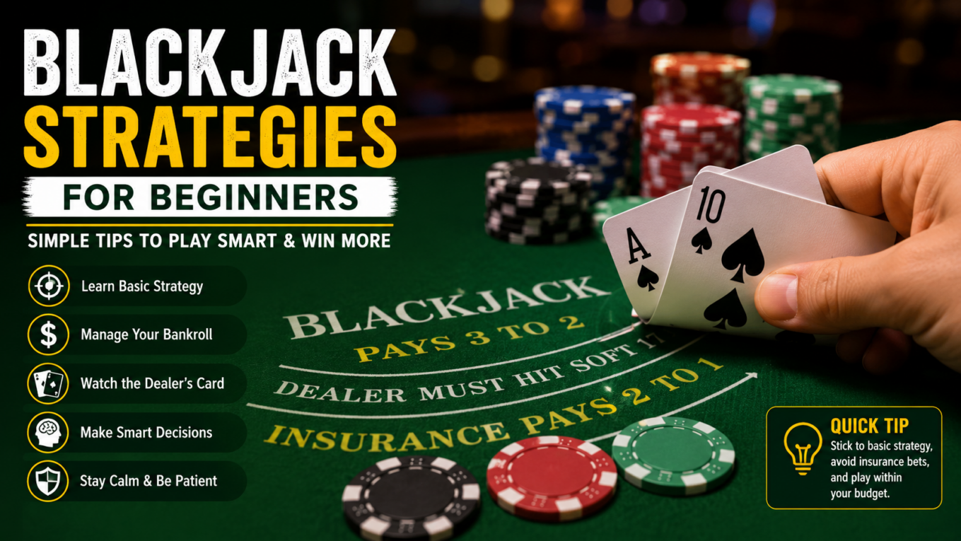 Blackjack Strategies for Beginners: Simple Tips to Improve Your Game
