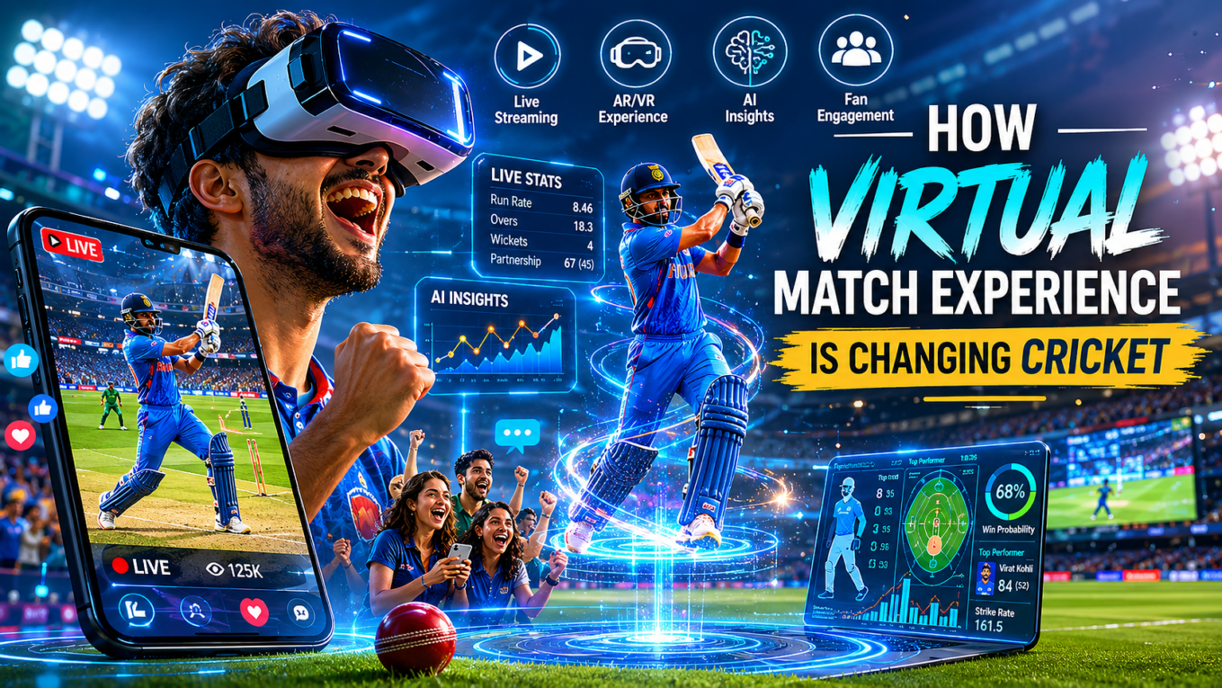 How Virtual Match Experience Is Changing Cricket