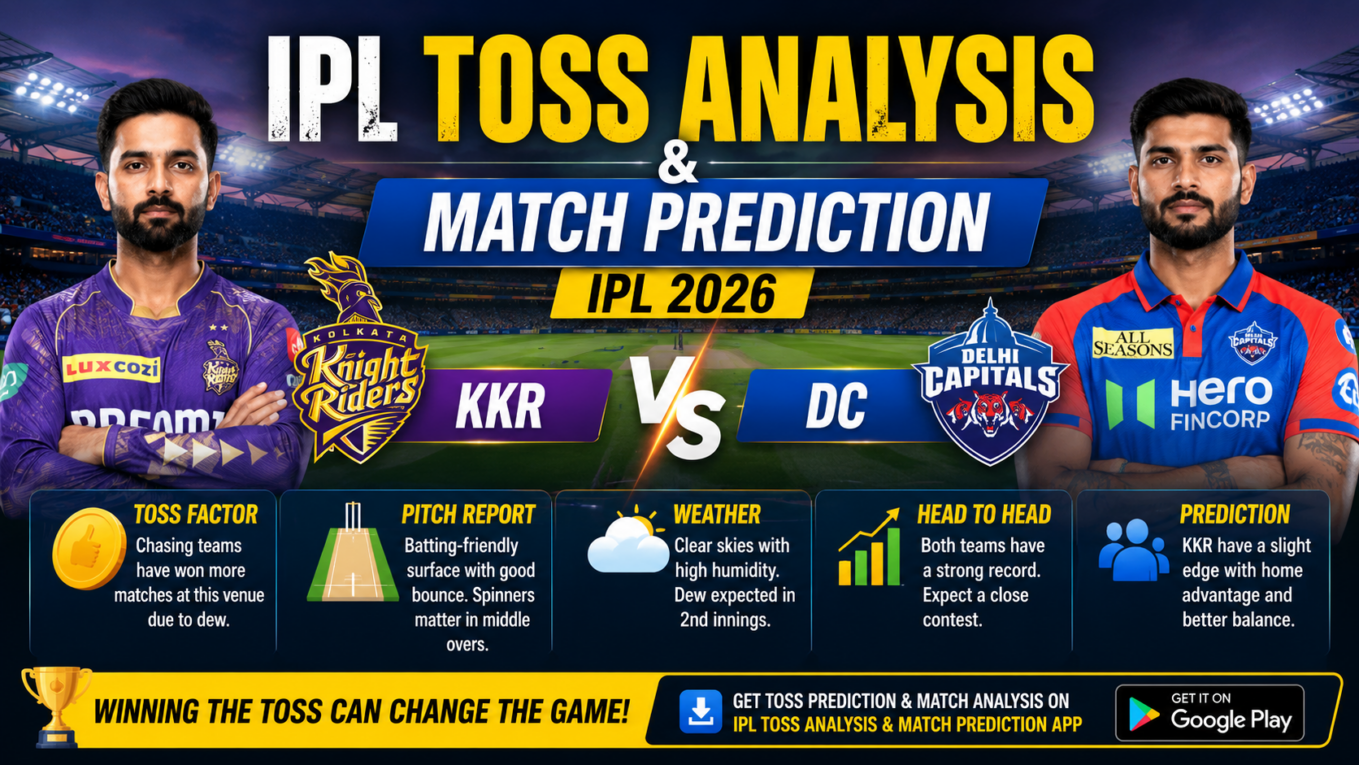 IPL Toss Analysis & Match Prediction: How Toss Impacts IPL Matches