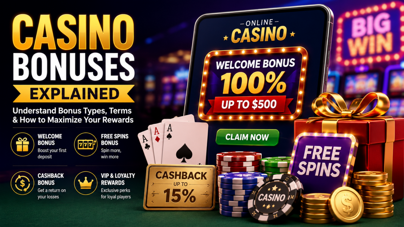 Casino Bonuses Explained: A Complete Guide to Understanding Online Casino Rewards