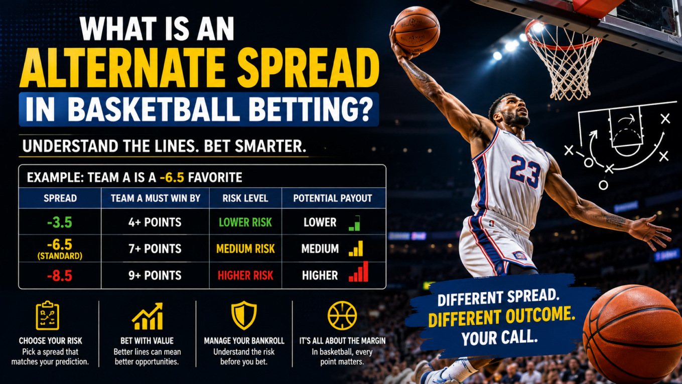 What Is an Alternate Spread in Basketball Betting?